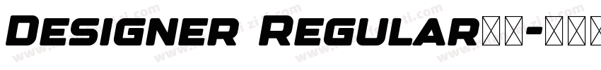Designer Regular字体字体转换
